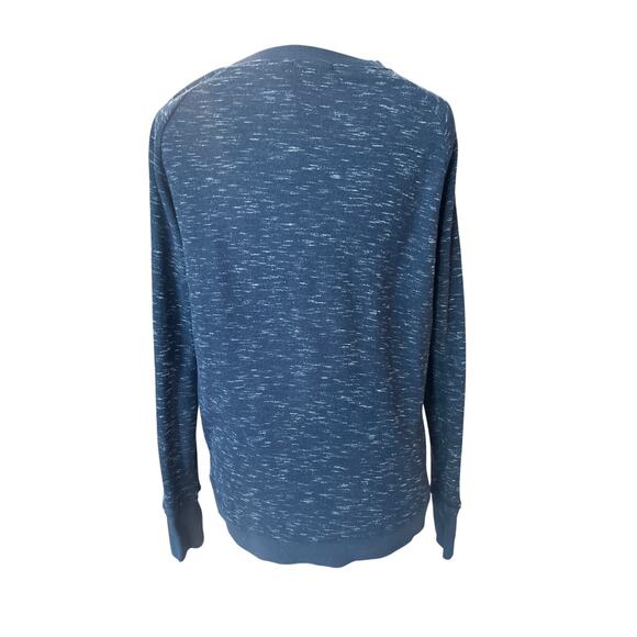 Threads 4 Thought Top Women's Size M Blue/White Fitted Waistband Casual Date - Picture 4 of 13